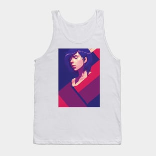 beautiful girl digital art - DESIGN Tank Top